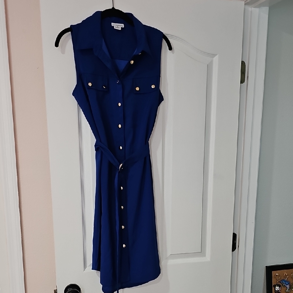 5/$40 Sleeveless Blue Dress